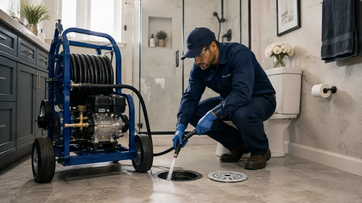 Bathroom Drain Hydro Jetting in South Lake Tahoe