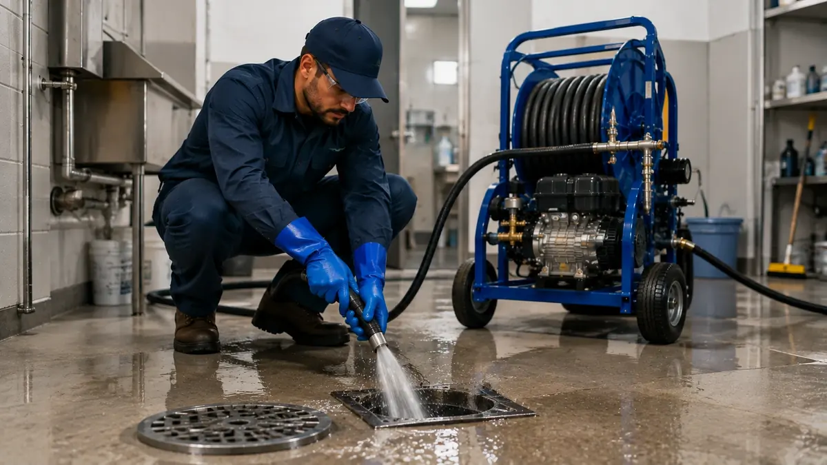 Floor Drain Hydro Jet Cleaning in South Lake Tahoe