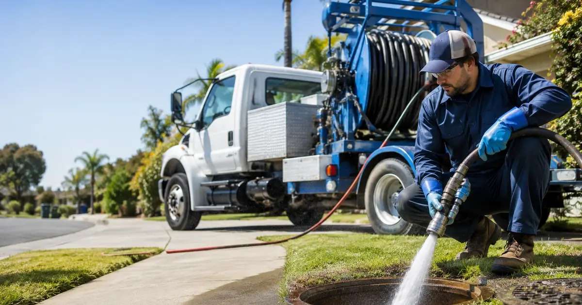 Hydro jet sewer cleaning South Lake Tahoe