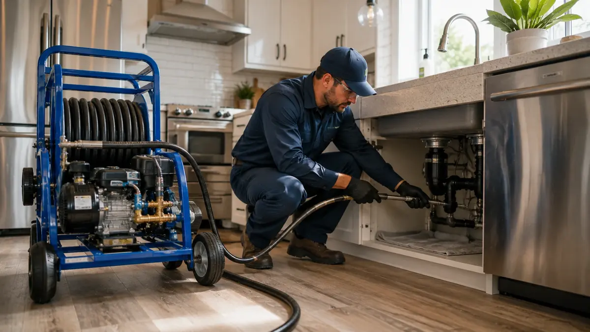 Kitchen Drain Hydro Jetting in South Lake Tahoe