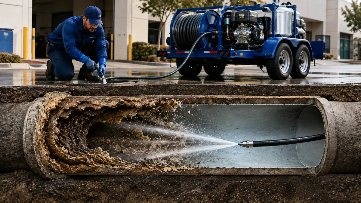 Sewer Pipe Descaling in South Lake Tahoe