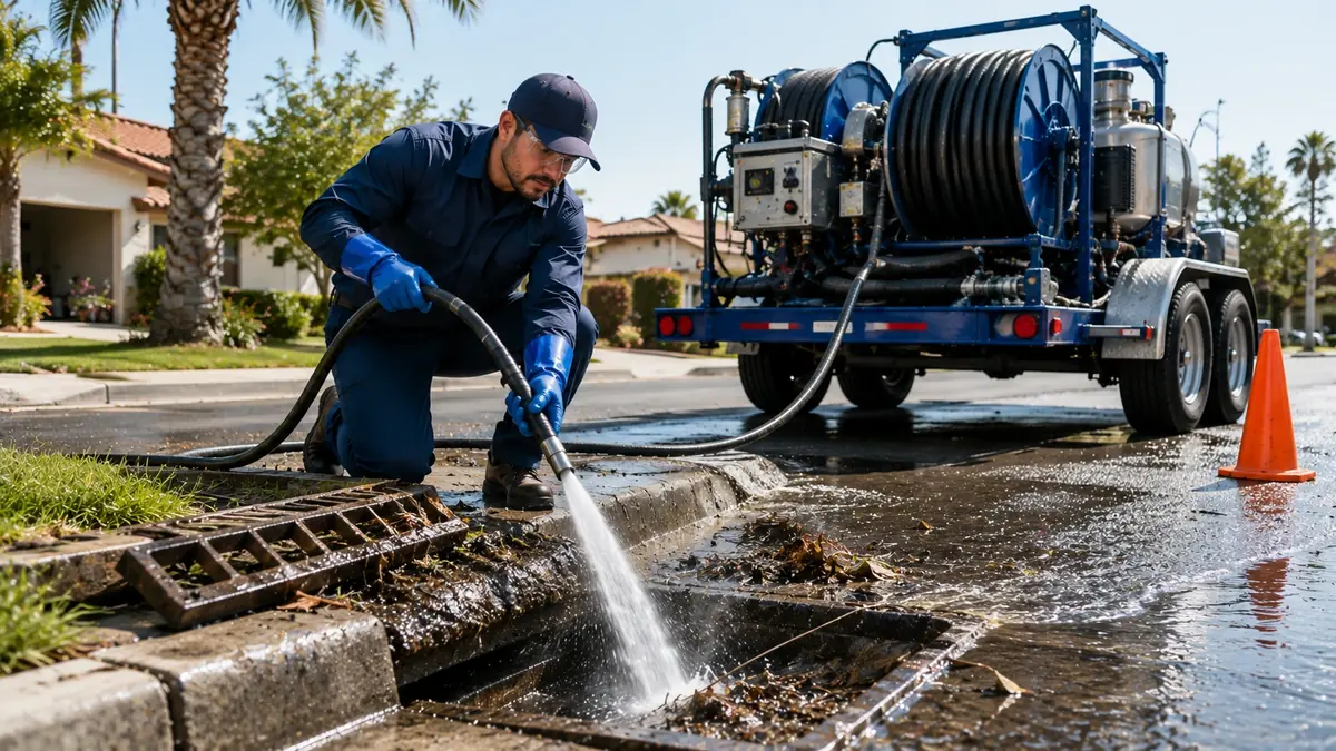 Storm Drain Hydro Jet Cleaning in South Lake Tahoe